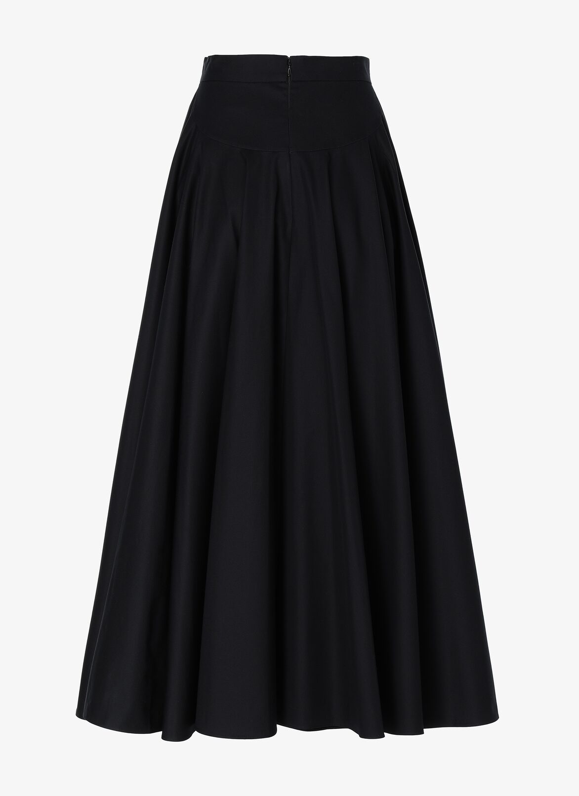 SKIRT GABARDINE DE COTON BLACK ALAÏA BLACK  SKIRT GABARDINE DE COTON BLACK